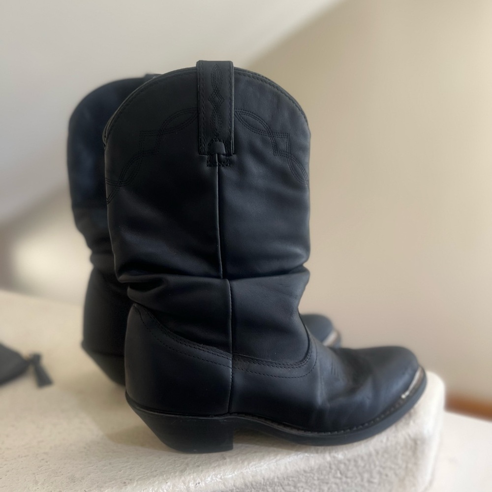 Shyanne Women's size 7.5 black leather Patsy Slouch Western Boots - cowgirl
